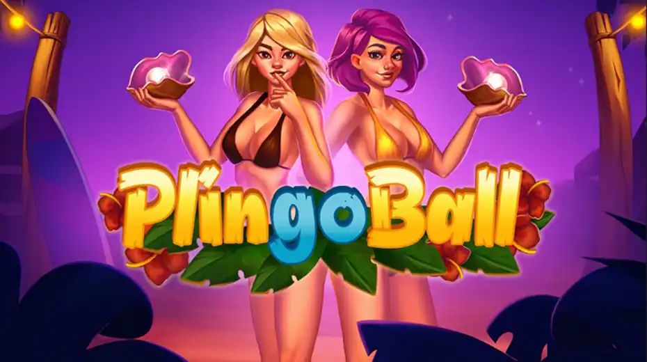 Игровое поле PlingoBall с шариком в полёте