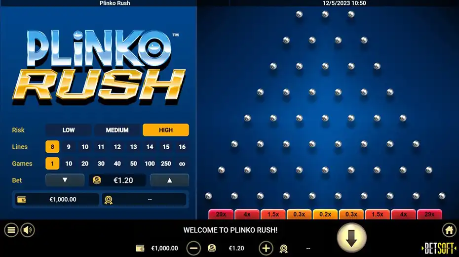Как начать играть в Plinko game