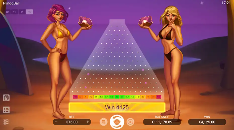 Призовой бонус-пег в игре PlingoBall