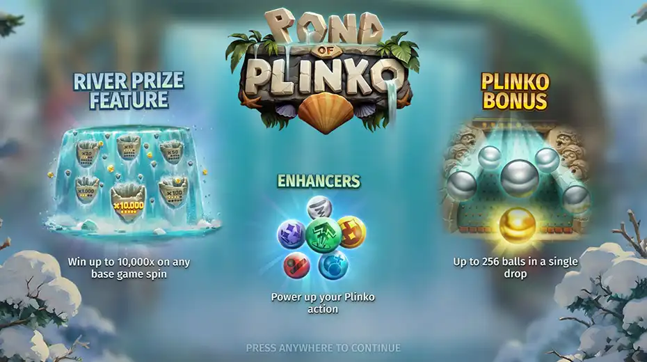 river prize feature в pond of plinko с выигрышем до 10000x