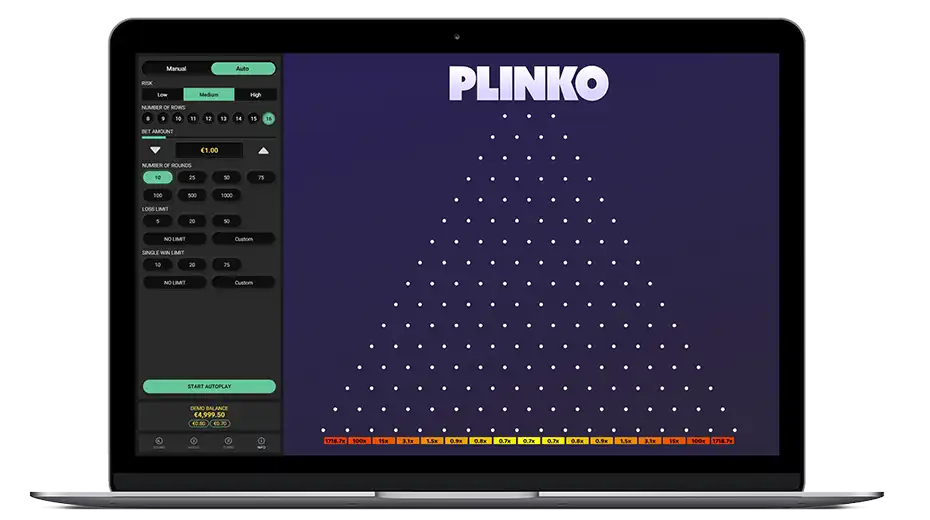 Сайт Plinko